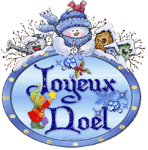 gif joyeux Noël médaillon